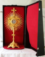 French Antique Sunburst Monstrance